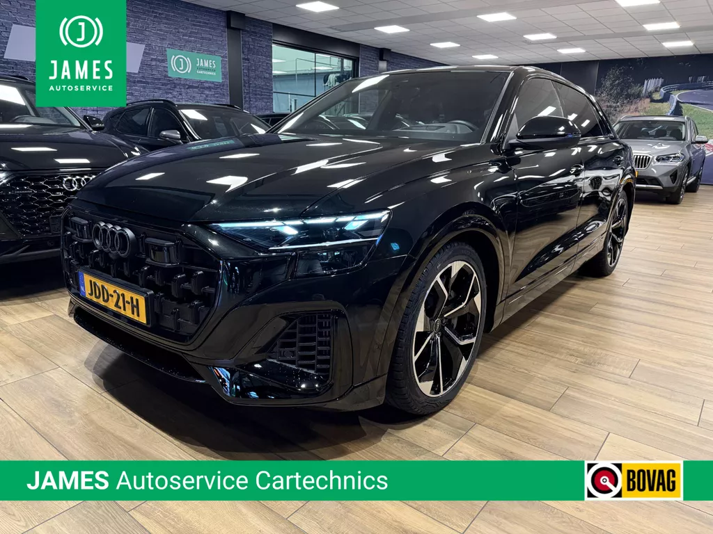 Audi Q8 55 TFSI e quattro Pro Line |PHEV|Trekhaak|HUD|Stoel koel/verwarming|Carplay|Matrix LED|