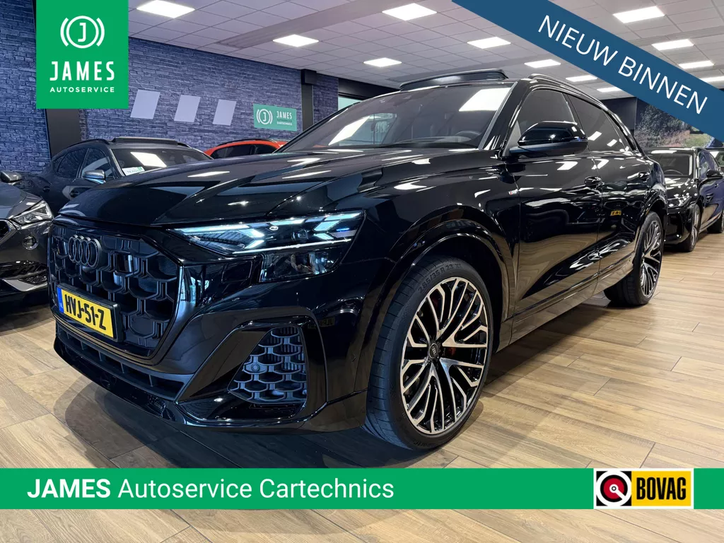Audi Q8 60 TFSI e Quattro ProLine S Competition PHEV|HUD|23 INCH|LUCHTVERING|SOFTCLOSE|PANO|LEDER PAKKET|4WIEL STURING||EXTRA SET WINTERWIELEN &amp; DAKDRAGERS|
