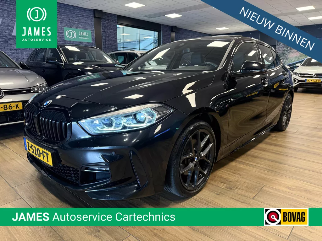 BMW 1-serie 118i M Sport |LED|PANO|HiFi|Elek. achterklep|Stuur &amp; Stoelverwarming|M Schadow Line|