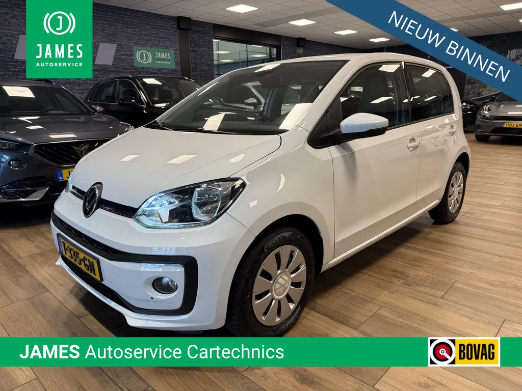 Volkswagen Up! 1.0 |5 DEURS |AIRCO | STOELVERWARMING | BlUETOOTH | ALL SEASON |